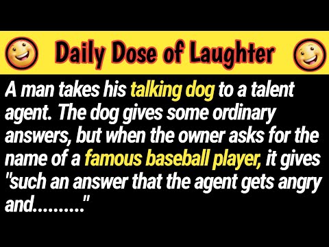🤣Daily Dose of Laughter  “Talking Dog Ruins His Big Chance—  With One Shocking Answer!........
