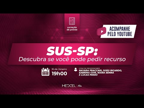 CORREÇÃO SUS-SP | Saiba como foi a prova de Residência Médica