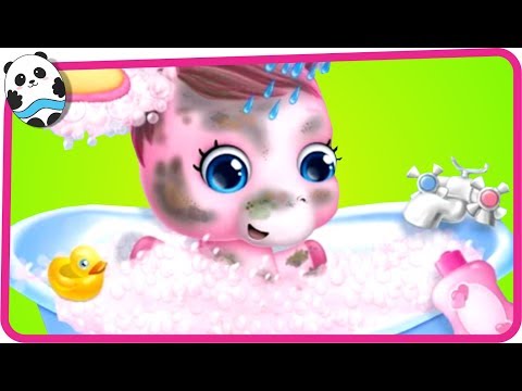 Fun Baby Animals Care Kids Games - Pony Sisters Baby Horse Care - Bath & Dress Up Game for Children