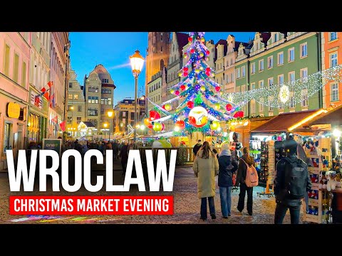 WROCLAW, Poland 🇵🇱 Christmas Like a Storybook | 4K Walking Tour