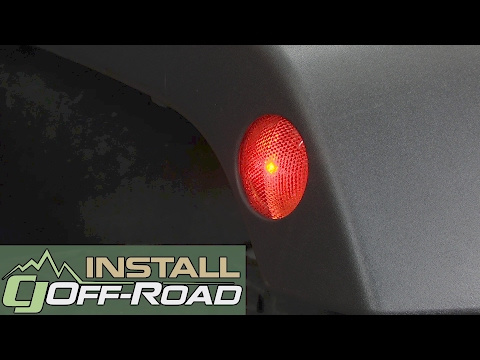 Jeep Wrangler JK Diode Dynamics Front Side Marker Light Bulb LED Amber Pair 2007-2018 Installation