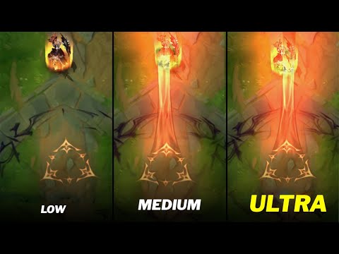 High Noon Leona : Low to Ultra Graphics Effects Comparison | Wildrift
