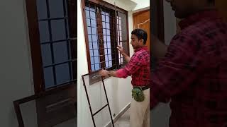 Mosquito openable windows aluminium frame stainless steel mosquito mesh