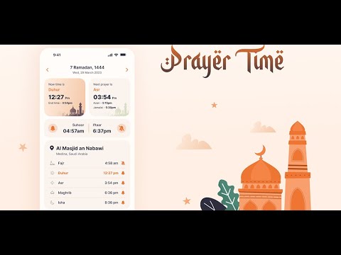 Prayer Times - Quaran, Qibla Video