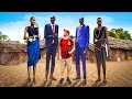 TALLEST HUMANS ON EARTH (South Sudan) - 7.5 FEET!
