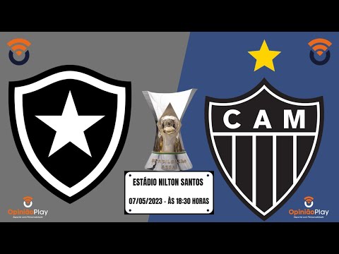 AO VIVO - BOTAFOGO X ATLETICO-MG - CAMPEONATO BRASILEIRO DE 2023 - 4a. RODADA