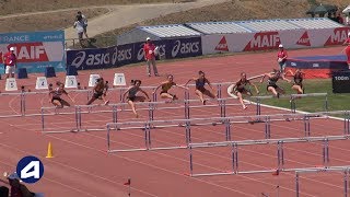 Angers 2019 : Finale 100 m haies Juniors F (Agathe Penet en 13''74) Angers 2019 : Finale 100 m haies Juniors F (Agathe Penet en 13''74)
