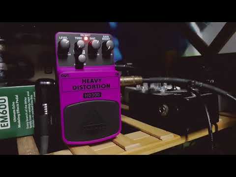 Демонстрация звучания педали эффектов Behringer HD300