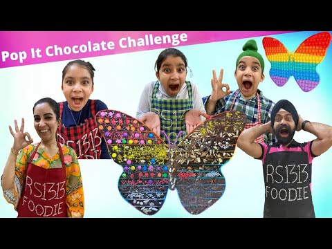 Pop It Chocolate Challenge - Gone Wrong | RS 1313 FOODIE | Ramneek SIngh 1313 | RS 1313 VLOGS