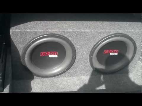 Lancer GTS audio system: 2 XCONs 1750RMS , 3200RMS Hifonics Colossus, 2 SHURiKEN Batteries
