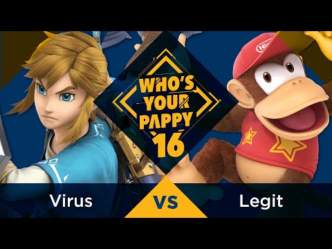 Who's Your Pappy #16 - Winners Quarter-Final: Virus (Link) vs. Legit (Diddy Kong)