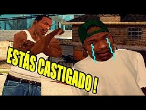 GTA San Andreas - CJ Castiga a Su Hijo CJ Junior (loquendo)