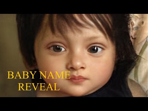 BABY NAME REVEAL|veeksha|from parents letters