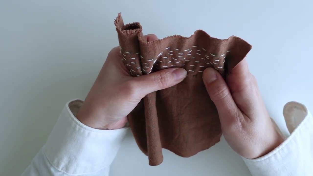 一目刺しの運針