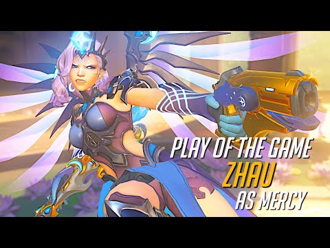 RARE Mercy Play of The Game!! ⭐️ Grandmaster Mercy - Overwatch 2