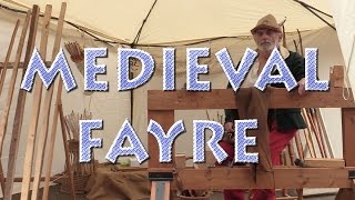 MEDIEVAL LONGBOW MAKING DEMONSTRATION at Trowbridge Medieval Fayre