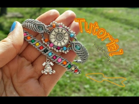 Easy Friendship Macrame Bracelet Tutorial Spiral Bracelet Diya DIY
