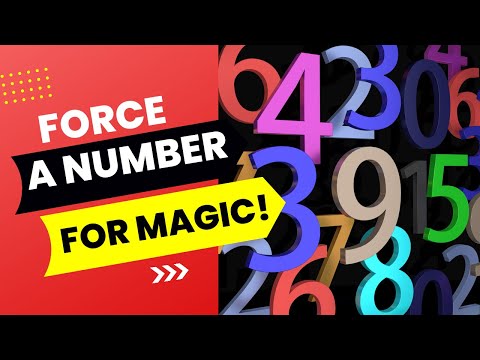 Number FORCE for Magic! 4 Methods (How to Force Almost ANY Number)