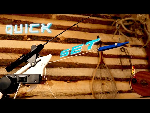 BEST Auto SET Quick SET Electronic Auto Jigger Self Hook Setting ICE FISHING Rod Holder CATCH ON