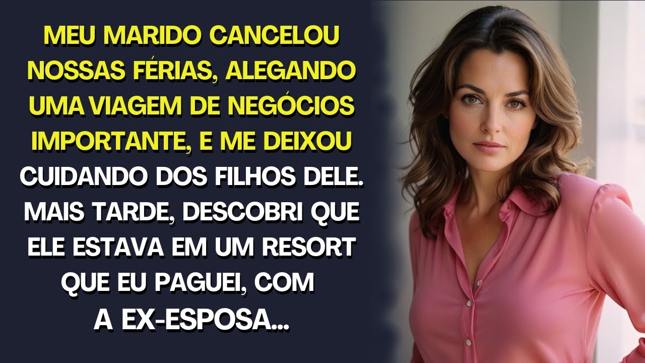 Meu marido me deixou cuidando dos filhos dele enquanto dormia com a ex em um resort que eu paguei.