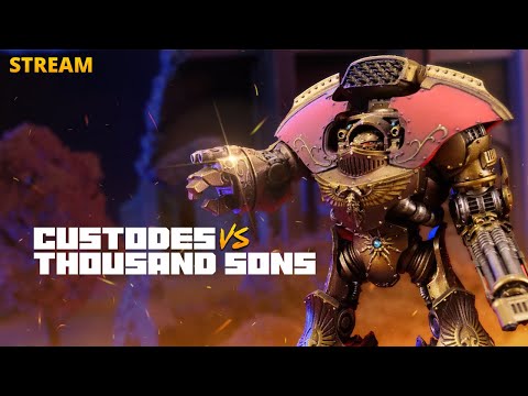 Adeptus Custodes vs Thousand Sons - A Warhammer 40k Battle Report