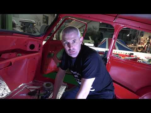 Classic Mini Rebuild Part 4 ( Front subframe, Silent Coat & Headliner )