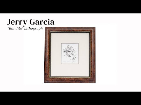 Jerry Garcia Signed "Bandito" Lithograph, #27