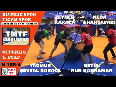 Z. KARACA & Y. ŞEVVAL KARACA - BETÜL NUR KAHRAMAN & NEDA SHAHSAVARI (TİGEMSPOR - BU PİLİÇ SPOR ) M4
