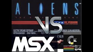 MSX VS C64 - ALIENS