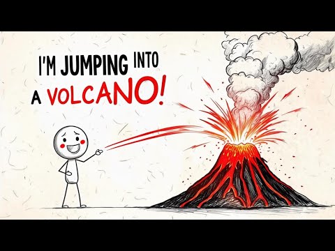 Jumping Into a Volcano: The Most Terrifying 3 Seconds of Your Life