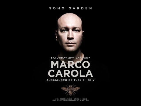 Alessandro De Tuglie @ Soho Garden DXB (Dubai)  Opening Set for Marco Carola  29.01.22