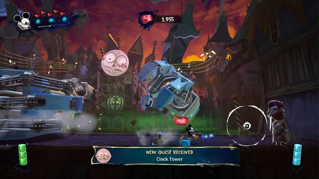 Epic Mickey: Clocktower Boss (Paint Ending)