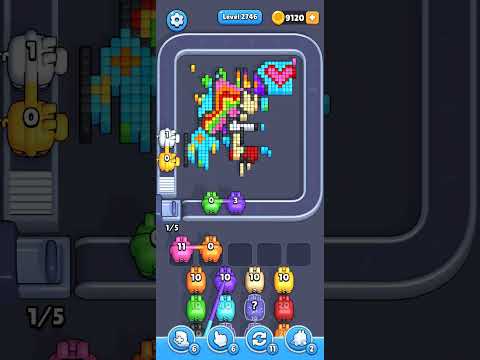 Pixel Flow Level 2746 Walkthrough