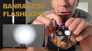 This Tactical Flashlight is Insanely Brigth! Banral EDC Flat Flashlight Review