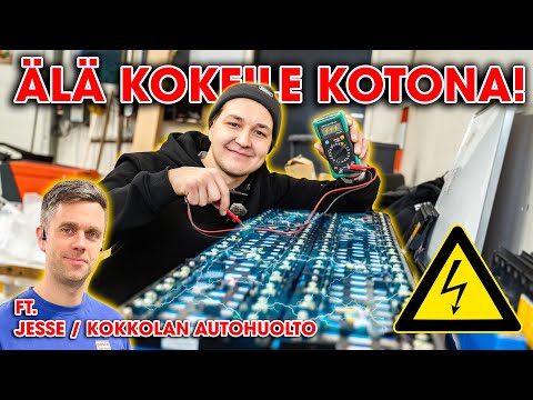 SÄHKÖAUTON AKUT MOTORHOMEEN?! FT. KOKKOLAN AUTOHUOLTO | KKM
