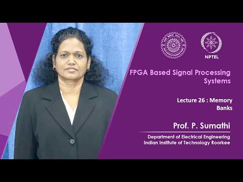 Promo Video of FPGA Based Signal Processing Systems by Prof P Sumathi