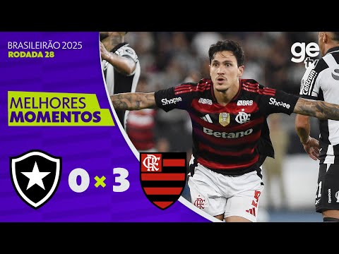 Gols e lances de Botafogo x Flamengo