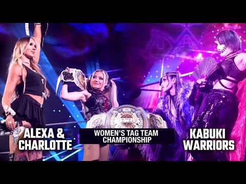 Charlotte Flair & Alexa Bliss VS The Kabuki Warriors 2/2