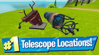 Repair Damaged Telescopes All Locations - Fortnite (Foreshadowing Quest)