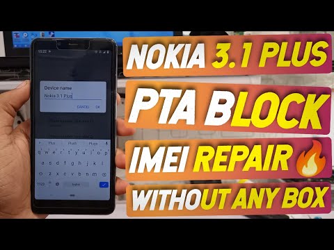 Nokia 3.1 Plus | TA-1104 | Imei Repair Without Any Box #imeirepair  #nokia3.1plusimeirepair