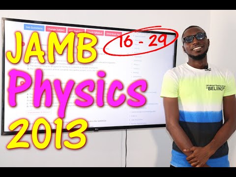 JAMB CBT Physics 2013 Past Questions 16 - 29