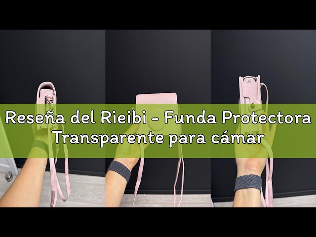 Vídeo relacionado con Rieibi Funda para Instax Mini 12 - Funda Transparente para cámara instantánea Fujifilm Instax Mini 12 - Estuche rígido de Transporte con Correa extraíble para el Hombro - Transparente