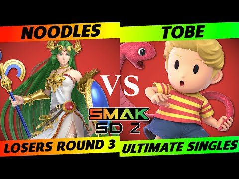 SMAK-SD2 Losers Round 3 - NoodleS (Palutena) vs. Tobe (Lucas) - SSBU