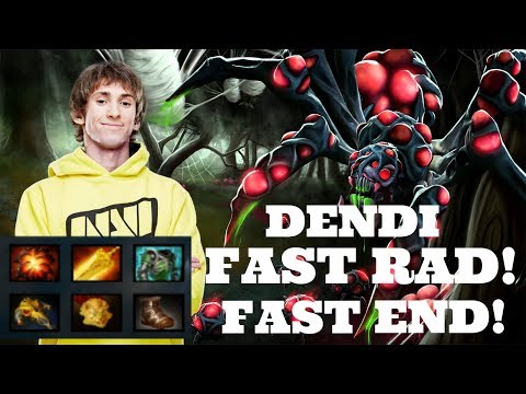 DENDI on BROODMOTHER - Dota 2 Ranked Match [Fast Radiance]