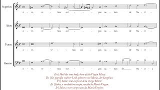 Byrd | Ave, verum corpus [á 4; Stile Antico]