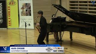 Agata Zivoder plays Cadenza by Lucie Robert