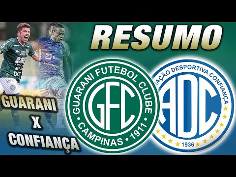 Guarani 1 x 2 Confiança na Série B do Brasileirão