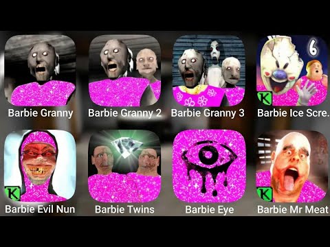 Granny 1, 2, 3 All New Mods || Barbie Granny 1,2,3 | Evil nun || Mr meat || New Granny | Mods Horror