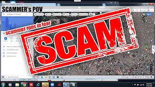 Scammer Runs in Fear