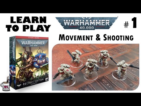 Learn to play Warhammer 40k 9th edition - Recruit edition mission #1 - First Contact